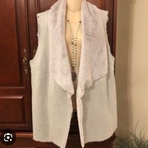 Lane Bryant Fur Suede Vest Size 18/20